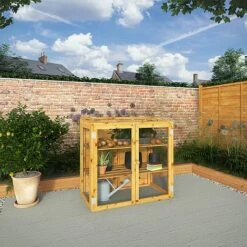 Waltons 4 X 2 Traditional Wooden Mini Greenhouse Potting Shed 14 Waltons 4 X 2 Traditional Wooden Mini Greenhouse Potting Shed -PlantHub Shop SI 004 001 0028 DT 4x2 Mini Greenhouse M4 MainDC