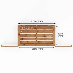 Waltons 4 X 2 Traditional Wooden Mini Greenhouse Potting Shed 23 Waltons 4 X 2 Traditional Wooden Mini Greenhouse Potting Shed -PlantHub Shop SI 004 001 0028 Floor Plan