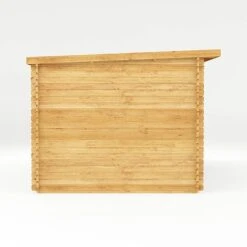 Waltons 6m X 3m Studio Pent With Outdoor Area - 28mm - Double Glazed -PlantHub Shop SI 006 002 0061 Log Cabin with Patio Area Studio Left