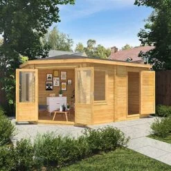 5m X 3m Corner Lodge Plus - 28mm Double Glazed (Side Shed) 12 5m X 3m Corner Lodge Plus - 28mm Double Glazed (Side Shed) -PlantHub Shop SI 006 004 0082 5mx3m Corner Lodge Plus 44mm Double Glazed LH Waltons Garden 3 DO