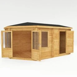 5m X 3m Corner Lodge Plus - 28mm Double Glazed (Side Shed) 18 5m X 3m Corner Lodge Plus - 28mm Double Glazed (Side Shed) -PlantHub Shop SI 006 004 0082 5mx3m Corner Lodge Plus 44mm Double Glazed Studio LH DO