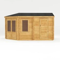 5m X 3m Corner Lodge Plus - 28mm Double Glazed (Side Shed) 19 5m X 3m Corner Lodge Plus - 28mm Double Glazed (Side Shed) -PlantHub Shop SI 006 004 0082 5mx3m Corner Lodge Plus 44mm Double Glazed Studio LH Front