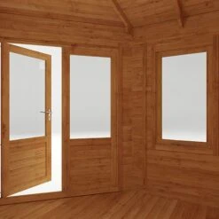 5m X 3m Corner Lodge Plus - 28mm Double Glazed (Side Shed) 15 5m X 3m Corner Lodge Plus - 28mm Double Glazed (Side Shed) -PlantHub Shop SI 006 004 0082 5mx3m Corner Lodge Plus 44mm Double Glazed Studio RH Detail003