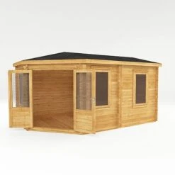 5m X 3m Corner Lodge Grande - 28mm Double Glazed -PlantHub Shop SI 006 004 0083 5mx3m Corner Lodge Grande 44mm Double Glazed Studio LH DO