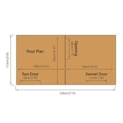 Waltons 8' X 4' Dog Run And Kennel 21 Waltons 8' X 4' Dog Run And Kennel -PlantHub Shop SI 010 001 0002 300dpi 12