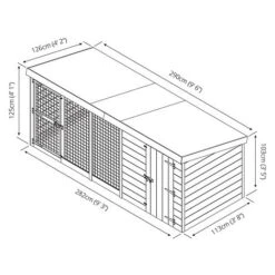 Waltons 10' X 4' Dog Run And Kennel -PlantHub Shop SI 010 001 0003 300dpi 14