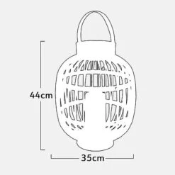 Idooka Large Chrome Solar Lantern 18 Idooka Large Chrome Solar Lantern -PlantHub Shop SOLAR LANTERNS.LARGE .Silhouette