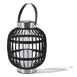 Idooka Large Chrome Solar Lantern 12 Idooka Large Chrome Solar Lantern -PlantHub Shop SOLAR LANTERNS.SMALL .Main