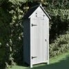 Wooden Sentry Post Storage Shed Grey -PlantHub Shop Sentry