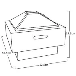 Idooka Stone Effect Fire Pit & BBQ 13 Idooka Stone Effect Fire Pit & BBQ -PlantHub Shop Silhouette12