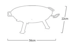 Idooka Fire Pit Bowl -PlantHub Shop Silhouette13