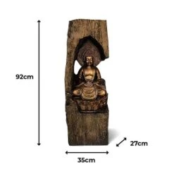 Secluded Buddha LED Garden Water Feature 9 Secluded Buddha LED Garden Water Feature -PlantHub Shop Size charts6