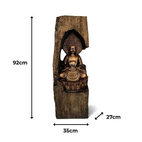 Secluded Buddha LED Garden Water Feature 4 Secluded Buddha LED Garden Water Feature - Image 2