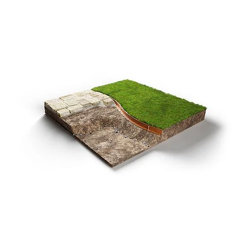 Straightcurve Flex - Garden Edging 75mm Bundle Of 10 Weathering Steel 7 Straightcurve Flex - Garden Edging 75mm Bundle Of 10 Weathering Steel - Image 5