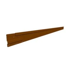 Straightcurve Rigid - Garden Edging 100mm Bundle Of 6 Weathering Steel -PlantHub Shop Straightcurve Rigid Garden Edging RL100WS