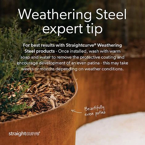 Straightcurve Flex - Raised Garden Bed 240mm Bundle Of 6 Weathering Steel 9 Straightcurve Flex - Raised Garden Bed 240mm Bundle Of 6 Weathering Steel - Image 7
