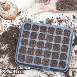 30 Cell Natural Rubber Seed Tray -PlantHub Shop TRAY 30SEEDNAT S41385