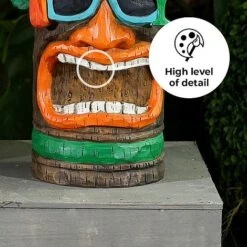 Tiki Garden Solar Ornament Medium 30cm -PlantHub Shop Tiki 30 edit2