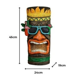 Tiki Garden Solar Ornament Large 45cm -PlantHub Shop Tiki sizes