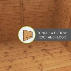 Waltons 7' X 5' Outdoor Tongue & Groove Repositionable Garden Shiplap Storage Shed 17 Waltons 7' X 5' Outdoor Tongue & Groove Repositionable Garden Shiplap Storage Shed -PlantHub Shop Tongue20and20Groove20roof20and20floor20 20sticker