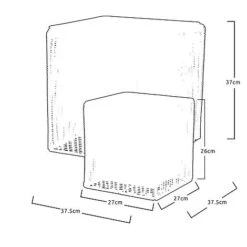 Idooka Black Round Trio Of Plant Pots -PlantHub Shop VN8000 PLANT POTS.NATURAL.Silhouette