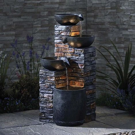 Serenity Pouring Bowls Water Feature 3 Serenity Pouring Bowls Water Feature