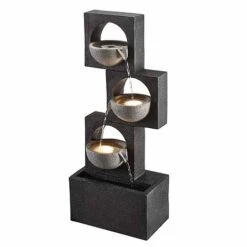 Serenity Modern Granite-Effect Cascading Bowls Water Feature 13 Serenity Modern Granite-Effect Cascading Bowls Water Feature -PlantHub Shop WEBG38814