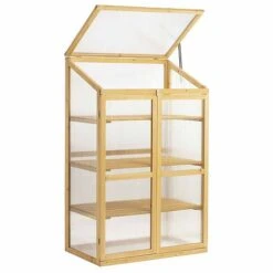 Garden Grow Three-Tier Wooden Cold Frame -PlantHub Shop WEBG39191