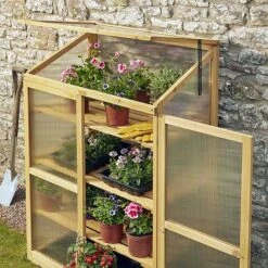 Garden Grow Three-Tier Wooden Cold Frame -PlantHub Shop WEBG39196