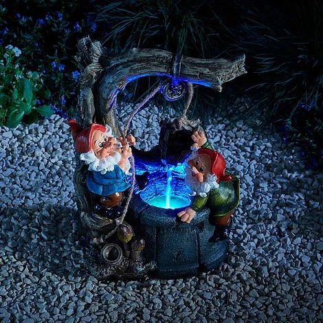 Serenity Gnome Wishing Well Water Feature 5 Serenity Gnome Wishing Well Water Feature - Image 3