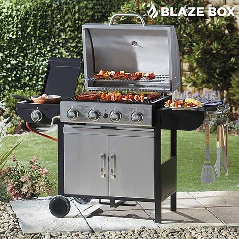 Blazebox 4 + 1 Gas Burner Barbecue 3 Blazebox 4 + 1 Gas Burner Barbecue