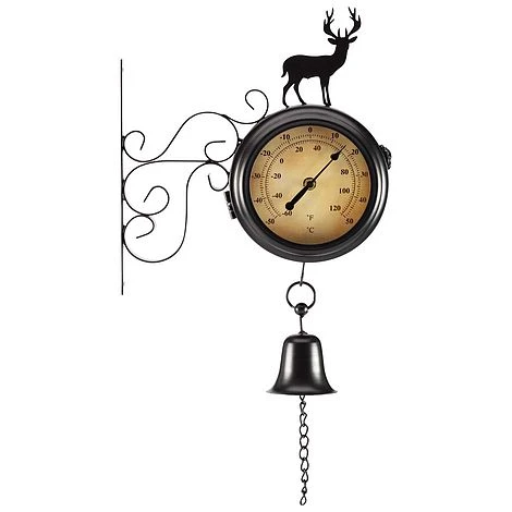 Wall Mounted Clock With Metal Stag 6 Wall Mounted Clock With Metal Stag - Image 4