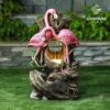 Flamingo LED Garden Water Feature -PlantHub Shop WXF05282 11