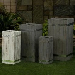 Ottawa Rectangular Vertical Garden Planter -PlantHub Shop WXP1188B 1