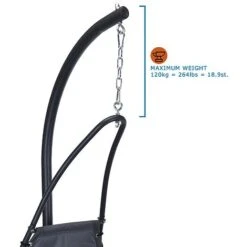 Idooka Hanging Lounger Chair 13 Idooka Hanging Lounger Chair -PlantHub Shop X80000011.Weight