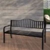 Idooka Folding Black Bench -PlantHub Shop YA3000040.Lifestyle1
