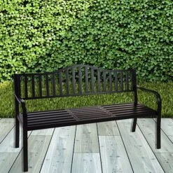 Idooka Folding Black Bench 12 Idooka Folding Black Bench -PlantHub Shop YA3000040.Lifestyle2