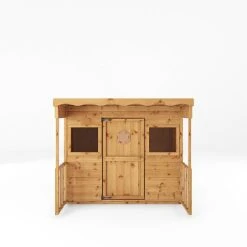 Waltons 6 X 5 Sheriff Pent Wooden Garden Playhouse -PlantHub Shop dahlia playhouse front SI 002 001 0072