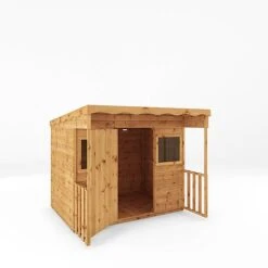 Waltons 6 X 5 Sheriff Pent Wooden Garden Playhouse -PlantHub Shop dahlia playhouse maindo SI 002 001 0072