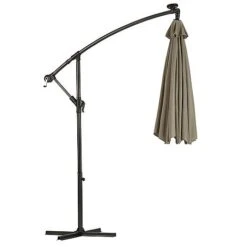 Solar LED Cantilever Parasol -PlantHub Shop g0588 17