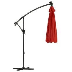 Solar LED Cantilever Parasol -PlantHub Shop g0588 21