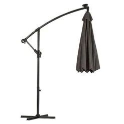 Solar LED Cantilever Parasol -PlantHub Shop g0588 4