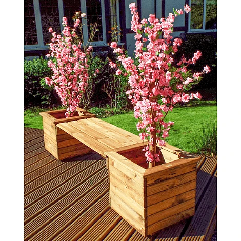 Planter Bench 3 Planter Bench