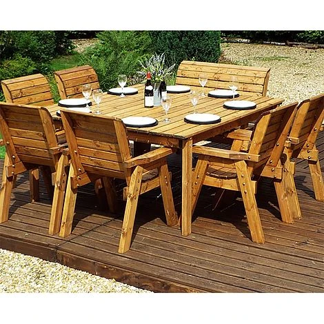 8 Seater Square Table Set With 6 X Chairs And 1 X Bench 3 8 Seater Square Table Set With 6 X Chairs And 1 X Bench