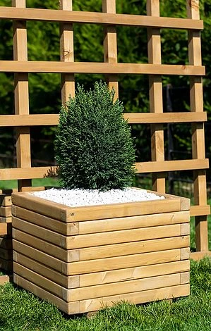 Large 60cm Square Wooden Planter 3 Large 60cm Square Wooden Planter