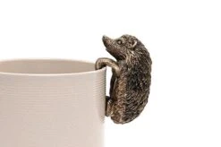 Antique Bronze Coloured Hedgehog Pot Buddy - Pot Hanger -PlantHub Shop j220118 0086