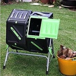 Tumbling Dual Composter - 2 Cell X 70L 7 Tumbling Dual Composter - 2 Cell X 70L -PlantHub Shop tumbling composter