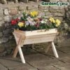 Garden Grow Medium Wooden Planter -PlantHub Shop z G21874
